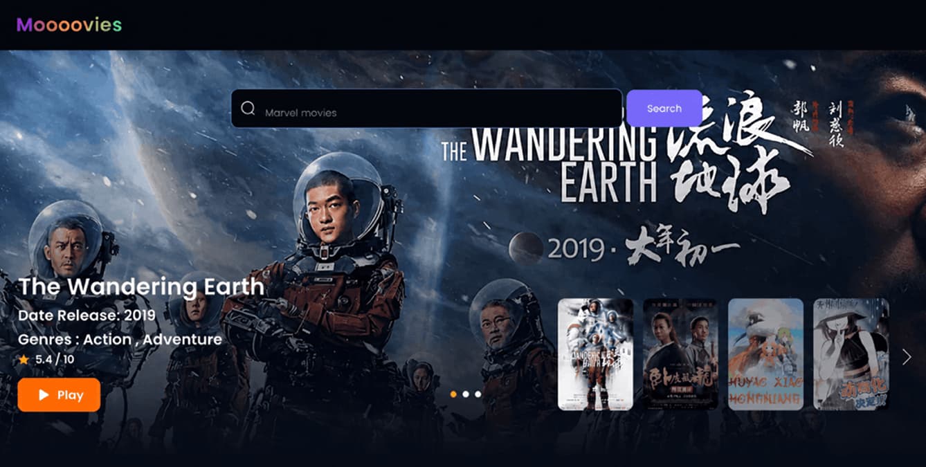 Movie Streaming Website — preview